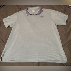 Disney Parks Striped Blue Polo T-shirt